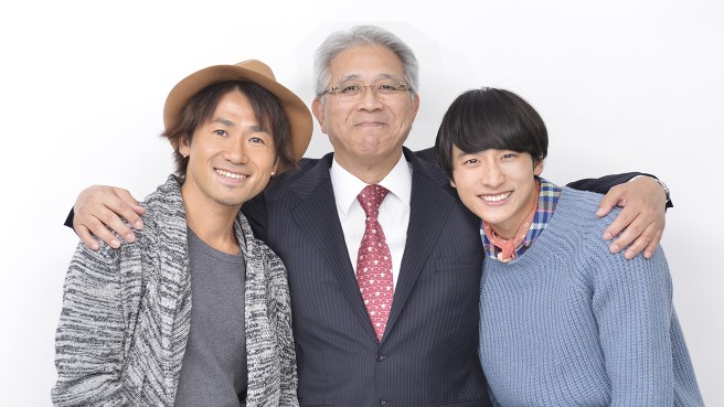 写真左から、ナオト・インティライミさん、NEP代表取締役社長 今井環、小関裕太さん
