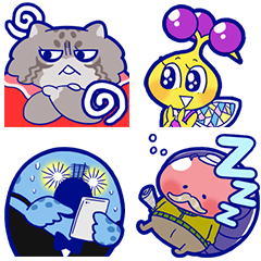 Nhkエンタープライズ ダーウィンが来た から生まれた話題のアニメ マヌ ルのゆうべ のlineクリエイターズ絵文字が登場 Nhkエンタープライズ ダーウィンが来た から生まれた話題のアニメ マヌ ルのゆうべ のlineクリエイターズ絵文字が登場